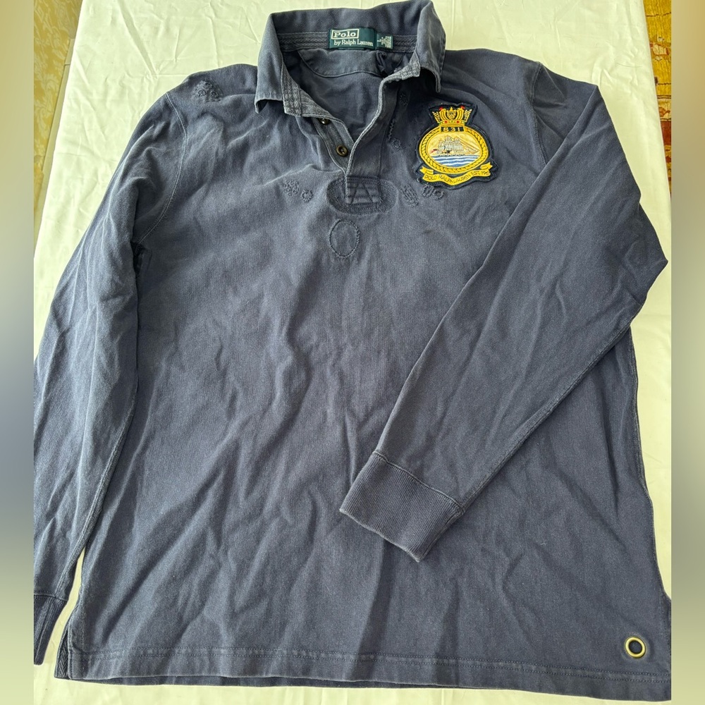 Polo by Ralph Lauren Navy Blue Long Sleeve Shirt